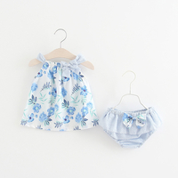 Allover Short-sleeve Top and Shorts Set
