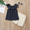 Allover Sleeveless Top and Shorts Set