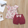 Allover Sleeveless Top and Shorts Set