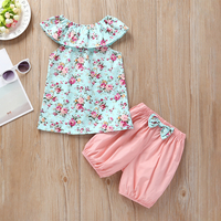 Allover Sleeveless Top and Shorts Set