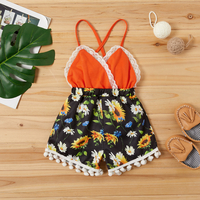 Allover Slip Jumpsuit For Girls
