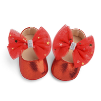 Baby / Toddler Girl Stars Decor Bowknot Solid Prewalker Shoes