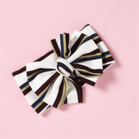 Baby / Toddler Girl Stylish Bowknot Decor Striped Headband