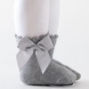 Baby / Toddler/ Kid Bowknot Decor Solid Color Socks