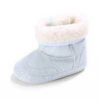 Baby / Toddler Solid Velvet Fluff Casual Prewalker Shoes