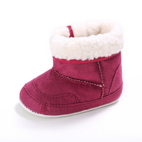 Baby / Toddler Solid Velvet Fluff Casual Prewalker Shoes