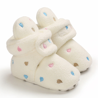 Baby / Toddler Stars Heart Print Velvet Prewalker Shoes