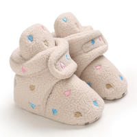 Baby / Toddler Stars Heart Print Velvet Prewalker Shoes
