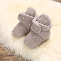 Baby / Toddler Stars Heart Print Velvet Prewalker Shoes