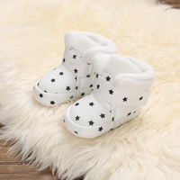 Baby / Toddler Stars Print Fluff Cotton Prewalker Shoes