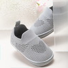 Baby / Toddler Stripe Heart Graphic Breathable Slip-on Prewalker Shoes