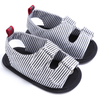 Baby / Toddler Striped Cotton Velcro Prewalker Shoes