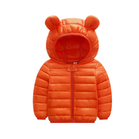 Baby / Toddler Stylish 3D Ear Print Solid Hooded Coat