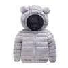 Baby / Toddler Stylish 3D Ear Print Solid Hooded Coat
