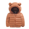 Baby / Toddler Stylish 3D Ear Print Solid Hooded Coat