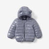 Baby / Toddler Stylish 3D Ear Print Solid Hooded Cotton Coat