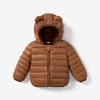Baby / Toddler Stylish 3D Ear Print Solid Hooded Cotton Coat