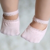 Baby / Toddler Stylish Solid Lace Trim Socks