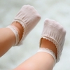 Baby / Toddler Stylish Solid Lace Trim Socks