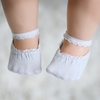 Baby / Toddler Stylish Solid Lace Trim Socks