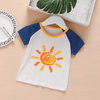 Baby / Toddler Sun Print Colorblock Tee