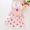 Baby / Toddler Sweet Faux-two Heart Design Princess Tutu Dress