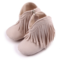 Baby / Toddler Sweet Fringed Ankle Prewalker Princess Boots