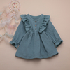 Baby / Toddler Sweet Ruffled Collar Stretch Cuff Dresses