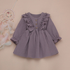 Baby / Toddler Sweet Ruffled Collar Stretch Cuff Dresses