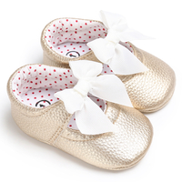 Baby / Toddler Sweet Solid Bowknot Decor Princess Prewalker Shoes