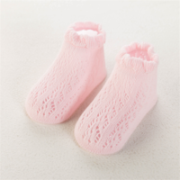 Baby / Toddler Thin Breathable Solid Cotton Socks