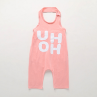 Baby / Toddler Trendy Letter Print Strappy Onesies