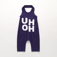 Baby / Toddler Trendy Letter Print Strappy Onesies