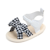 Baby / Toddler Trendy Plaid Bowknot Velcro First Walkers
