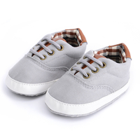 Baby / Toddler Trendy Plaid Solid Canvas Shoes