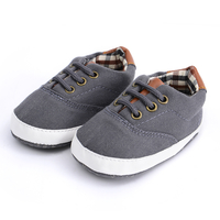 Baby / Toddler Trendy Plaid Solid Canvas Shoes