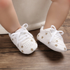Baby / Toddler Valentine Pretty Stars Embroidery Solid Prewalker Shoes (Various colors)