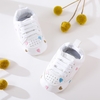 Baby / Toddler Valentine Pretty Stars Embroidery Solid Prewalker Shoes (Various colors)