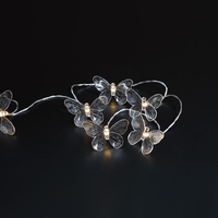 365 Butterfly Solar LED String Lights - 20 Lights