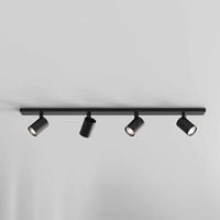Astro Ascoli 4 Light Bar Spotlight Plate - Matt Black