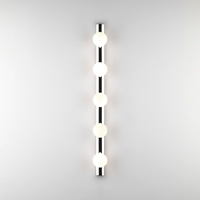 Astro Cabaret 5 Light Glass Mirror Light - Polished Chrome
