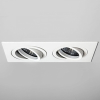 Astro Taro Twin Fire Rated Adjustable Downlight - Matt White