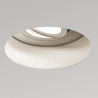 Astro Trimless Plaster-In Round Fire Rated Adjustable Downlight - Matt White