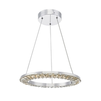 Dar Altamura LED Chandelier - Chrome