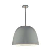 Dar Baja Large Ceiling Pendant Light - Grey