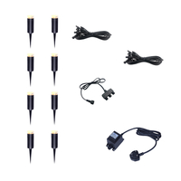 EasyFit 12V Garden Light - Botanic LED Post Light Kit - 8 Lights
