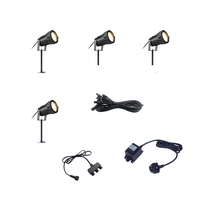 EasyFit 12V Garden Light Bloom LED Spotlight Kit - 4 Lights