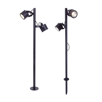 EasyFit 12V Garden Lights - Bamboo LED Spotlight - Black