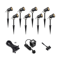 EasyFit 12v Garden Lights - Bloom LED Spotlight Kit - 8 Lights
