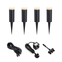 EasyFit 12v Garden Lights - Botanic LED Post Light Kit - 4 Lights